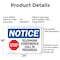 Signmission Telephone Conference Call In Progress, 24 in W x Rectangle, Aluminum OS-2PACK-NS-A-1824-L-18532 - alternate 8